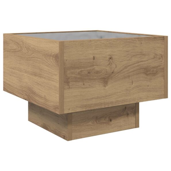 vidaXL Konferenčný stolík dub artisan 40 x 40 x 30 cm Kompozitné drevo – Obrázok 6