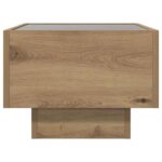 vidaXL Konferenčný stolík dub artisan 40 x 40 x 30 cm Kompozitné drevo – Obrázok 8