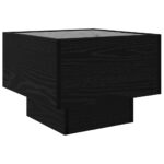 vidaXL Konferenčný stolík Čierny dub 40 x 40 x 30 cm Kompozitné drevo – Obrázok 10