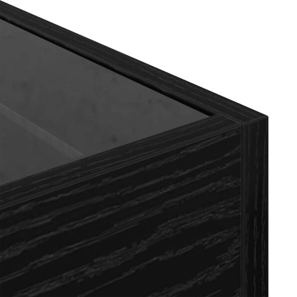 vidaXL Konferenčný stolík Čierny dub 40 x 40 x 30 cm Kompozitné drevo – Obrázok 12