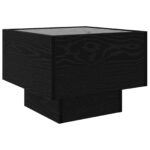 vidaXL Konferenčný stolík Čierny dub 40 x 40 x 30 cm Kompozitné drevo – Obrázok 6