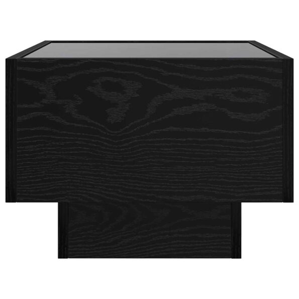 vidaXL Konferenčný stolík Čierny dub 40 x 40 x 30 cm Kompozitné drevo – Obrázok 8