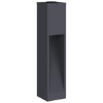 vidaXL Solárna LED chodníková lampa 2 pcs Antracit – Obrázok 4