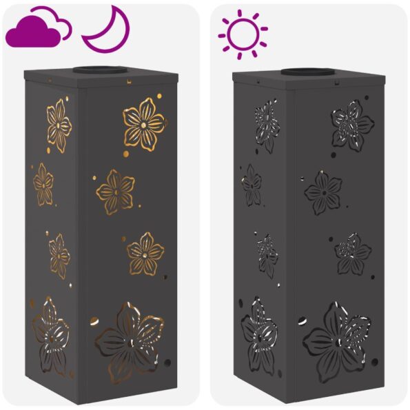 vidaXL Solárne LED svetlo na chodník 2 pcs Čierna – Obrázok 13