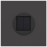 vidaXL Solárne LED svetlo na chodník 2 pcs Čierna – Obrázok 7