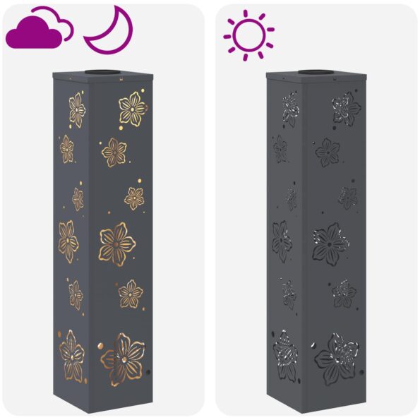 vidaXL Solárne LED svetlo na chodník 2 pcs Antracit – Obrázok 13