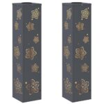 vidaXL Solárne LED svetlo na chodník 2 pcs Antracit – Obrázok 2