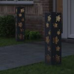 vidaXL Solárne LED svetlo na chodník 2 pcs Antracit – Obrázok 3