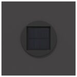 vidaXL Solárne LED svetlo na chodník 2 pcs Čierna – Obrázok 7