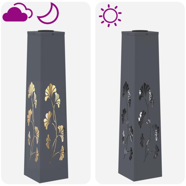 vidaXL Solárne LED svetlo na chodník 2 pcs Antracit – Obrázok 13