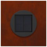 vidaXL Solárne LED svetlo na chodník 2 pcs Cortenová oceľ – Obrázok 8