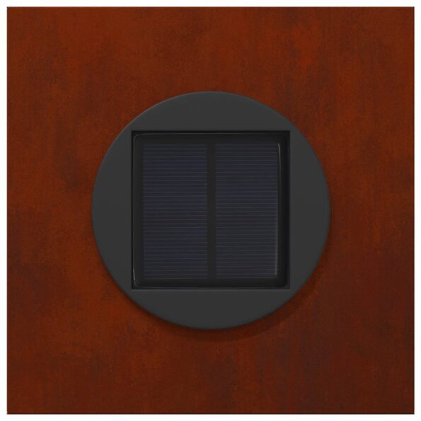 vidaXL Solárne LED svetlo na chodník 2 pcs Cortenová oceľ – Obrázok 8