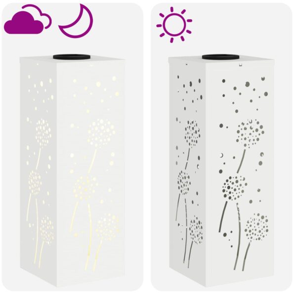 vidaXL Solárne LED svetlo na chodník 2 pcs Biela – Obrázok 13