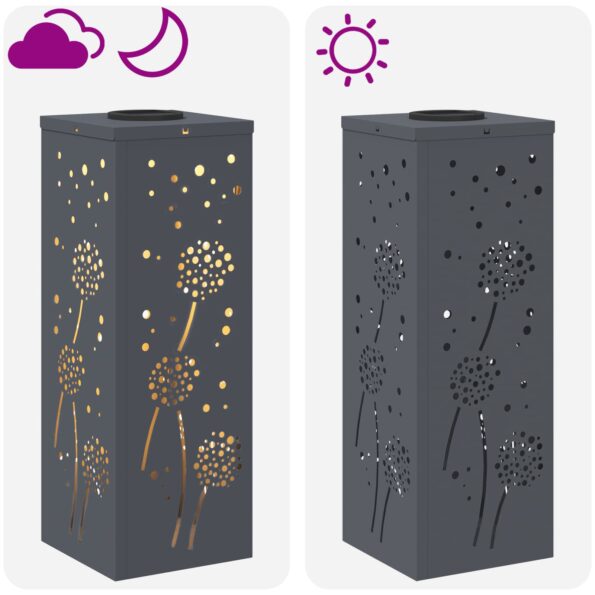 vidaXL Solárne LED svetlo na chodník 2 pcs Antracit – Obrázok 13