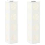 vidaXL Solárne LED svetlo na chodník 2 pcs Biela – Obrázok 2