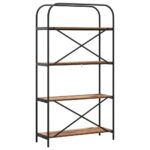 vidaXL Regál na knihy Staré drevo 80 x 30 x 146 cm Kompozitné drevo – Obrázok 7