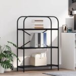 vidaXL Regál na knihy Čierny dub 80 x 30 x 109 cm Kompozitné drevo