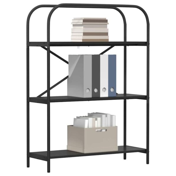 vidaXL Regál na knihy Čierny dub 80 x 30 x 109 cm Kompozitné drevo – Obrázok 3