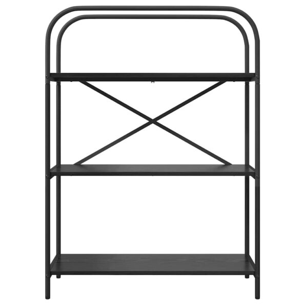 vidaXL Regál na knihy Čierny dub 80 x 30 x 109 cm Kompozitné drevo – Obrázok 5