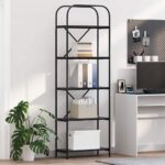 vidaXL Regál na knihy Čierny dub 60 x 30 x 183 cm Kompozitné drevo