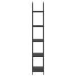 vidaXL Regál na knihy Čierny dub 60 x 30 x 183 cm Kompozitné drevo – Obrázok 6