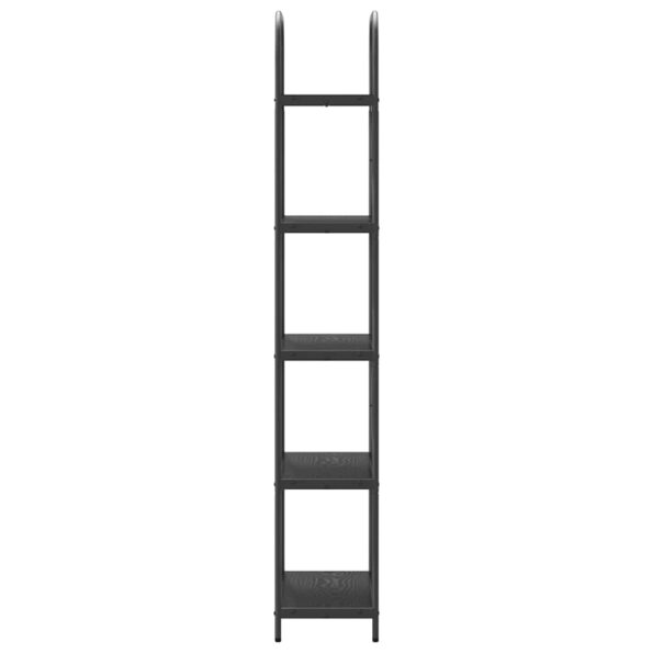 vidaXL Regál na knihy Čierny dub 60 x 30 x 183 cm Kompozitné drevo – Obrázok 6