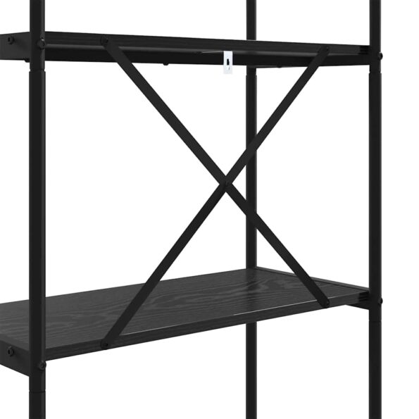 vidaXL Regál na knihy Čierny dub 60 x 30 x 183 cm Kompozitné drevo – Obrázok 9