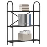 vidaXL Regál na knihy Čierny dub 80 x 30 x 109 cm Kompozitné drevo – Obrázok 3