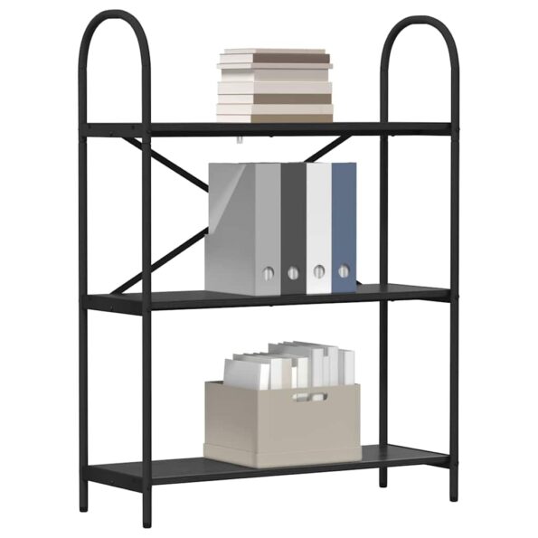 vidaXL Regál na knihy Čierny dub 80 x 30 x 109 cm Kompozitné drevo – Obrázok 3