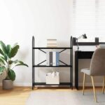 vidaXL Regál na knihy Čierny dub 80 x 30 x 109 cm Kompozitné drevo – Obrázok 4