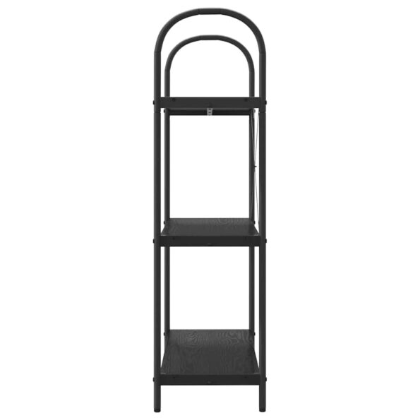 vidaXL Regál na knihy Čierny dub 80 x 30 x 109 cm Kompozitné drevo – Obrázok 6