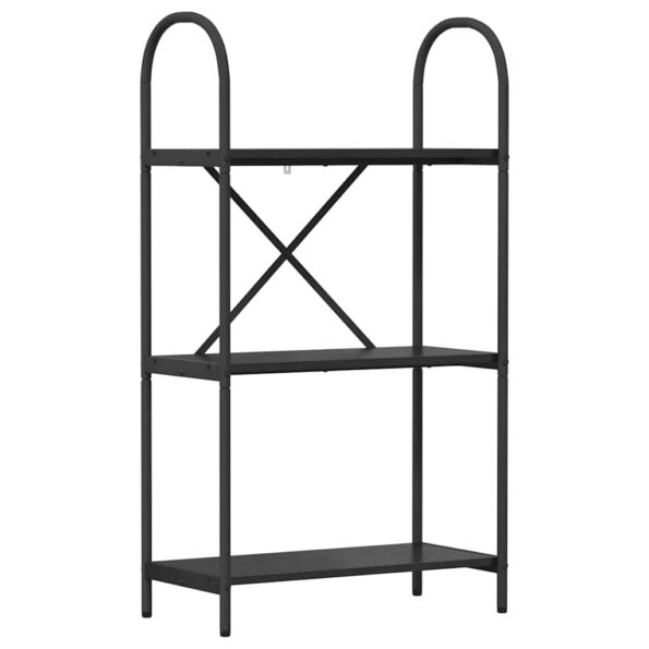 vidaXL Regál na knihy Čierny dub 60 x 30 x 109 cm Kompozitné drevo – Obrázok 2