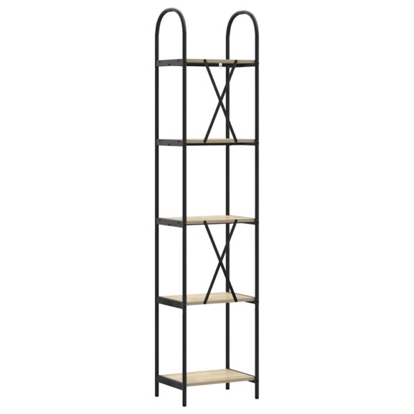 vidaXL Regál na knihy dub sonoma 40 x 30 x 183 cm Kompozitné drevo – Obrázok 7