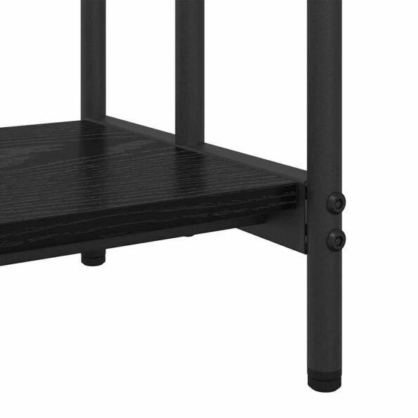 vidaXL Vešiak na oblečenie s poličkou Čierny dub 60 x 30 x 100.5 cm – Obrázok 8