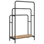 vidaXL Vešiak na oblečenie s poličkou dub artisan 60 x 30 x 100.5 cm – Obrázok 7