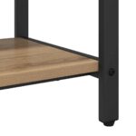 vidaXL Vešiak s poličkou dub artisan 95 x 34 x 184 cm Kompozitné drevo – Obrázok 8