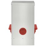 vidaXL Kŕmidlo pre kurčatá 2 pcs Strieborná 60.5 x 29 x 51 cm – Obrázok 6