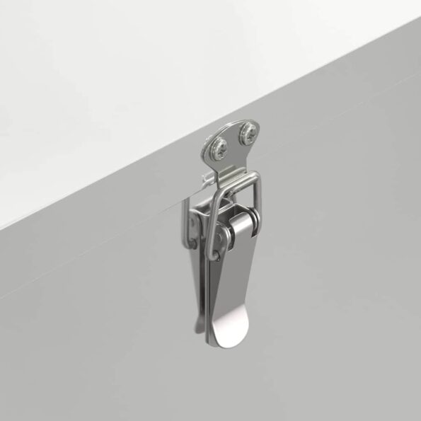 vidaXL Kŕmidlo pre kurčatá 2 pcs Strieborná 60.5 x 29 x 51 cm – Obrázok 8