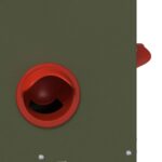 vidaXL Kŕmidlo pre kurčatá 2 pcs Olivová zelená 60.5 x 29 x 51 cm – Obrázok 7