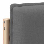 vidaXL Čalúnené čelo postele Prírodná a svetlosivá 180 cm – Obrázok 9