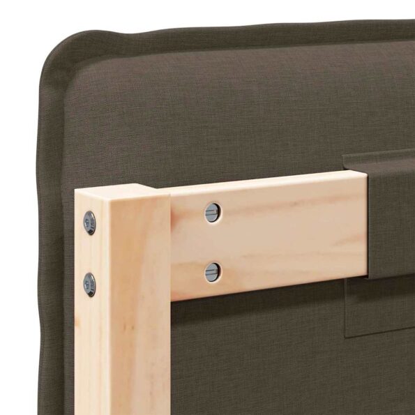 vidaXL Čalúnené čelo postele Prírodná a svetlosivá 180 cm – Obrázok 10