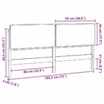 vidaXL Čalúnené čelo postele Prírodná a svetlosivá 180 cm – Obrázok 13