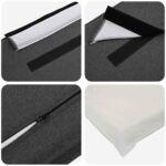 vidaXL Čalúnené čelo postele Prírodná a tmavošedá 120 cm – Obrázok 7