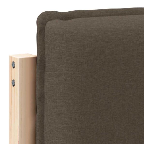 vidaXL Čalúnené čelo postele Prírodná a svetlosivá 100 cm – Obrázok 9