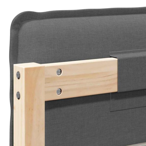 vidaXL Čalúnené čelo postele Prírodná a svetlosivá 80 cm – Obrázok 10