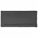 vidaXL Čalúnené čelo postele Prírodná a tmavošedá 80 cm – Obrázok 8