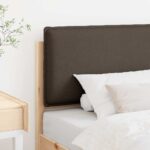 vidaXL Čalúnené čelo postele Prírodná a svetlosivá 80 cm – Obrázok 3