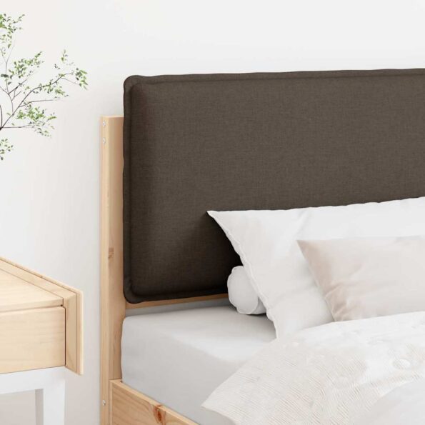 vidaXL Čalúnené čelo postele Prírodná a svetlosivá 80 cm – Obrázok 3