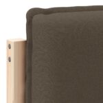 vidaXL Čalúnené čelo postele Prírodná a svetlosivá 75 cm – Obrázok 9