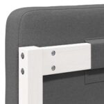 vidaXL Čalúnené čelo postele Biela a svetlo šedá 180 cm – Obrázok 10